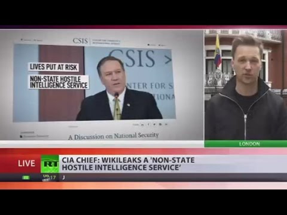 Assange & his followers are demons, WikiLeaks is non-state hostile intel service - CIA chief