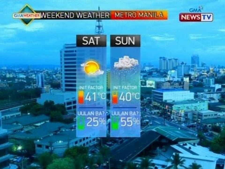 SONA: Weather advisory