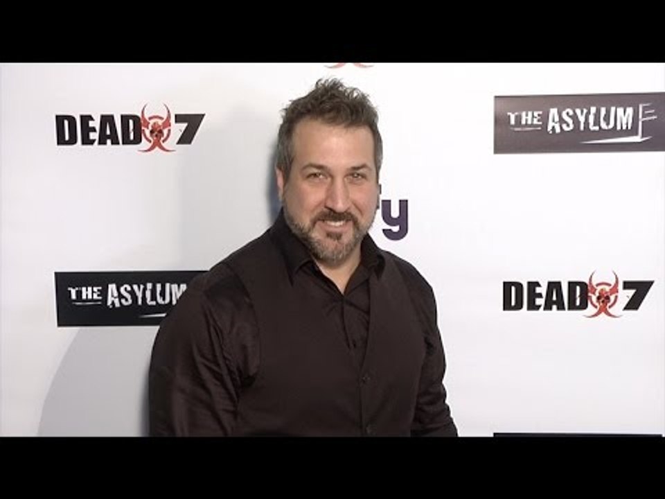 NSYNC Joey Fatone SyFy's "Dead 7" Premiere Red Carpet in Los Angeles