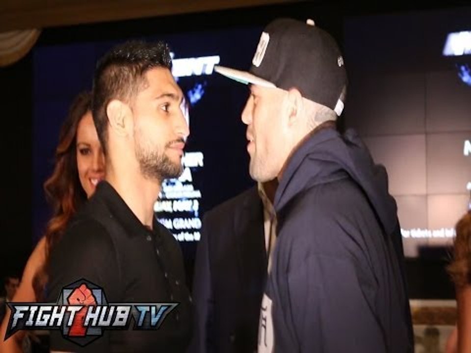 Khan vs. Collazo: Amir Khan and Luis Collazo MGM Grand arrivals