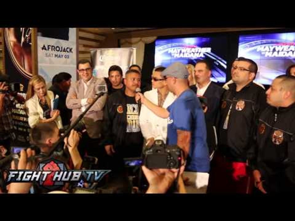 Mayweather vs. Maidana- Maidana's grand arrival at MGM Grand