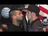 Matthysse vs. Molina final press conference highlights & face off video
