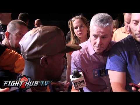 Floyd Mayweather Ortiz hit him & dropped him; He didn't KO Broner