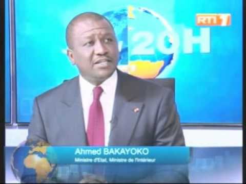 Le Ministre de l'interieur Hamed Bakayoko fait le point des accidents de la circulation