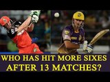 IPL 10 : AB de Villiers or Chris Lynn; Know who has hit more sixes after 13 matches | Oneindia News