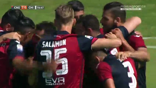 Marco Sau GOAL | Cagliari 2-0 Chievo - 15.04.2017 HD