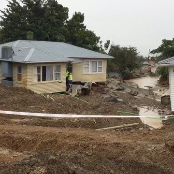 Flooded Edgecumbe Battered by Cyclone Cook