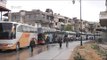 Convoys of Buses Leave Besieged Towns in Damascus and Idlib Provinces