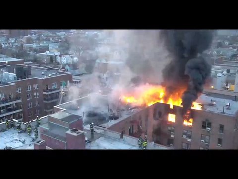 NYC Five-Alarm Fire Injures 11 Firefighters