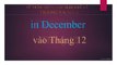 Lesson 5 : Months and Seaseons | Chủ đề : Tháng và Mùa trong năm | Học Từ Vựng Tiếng Anh Theo Chủ Đề