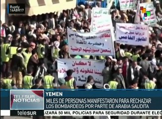 Download Video: Yemeníes exigen el cese de ataques por parte de Arabia Saudita