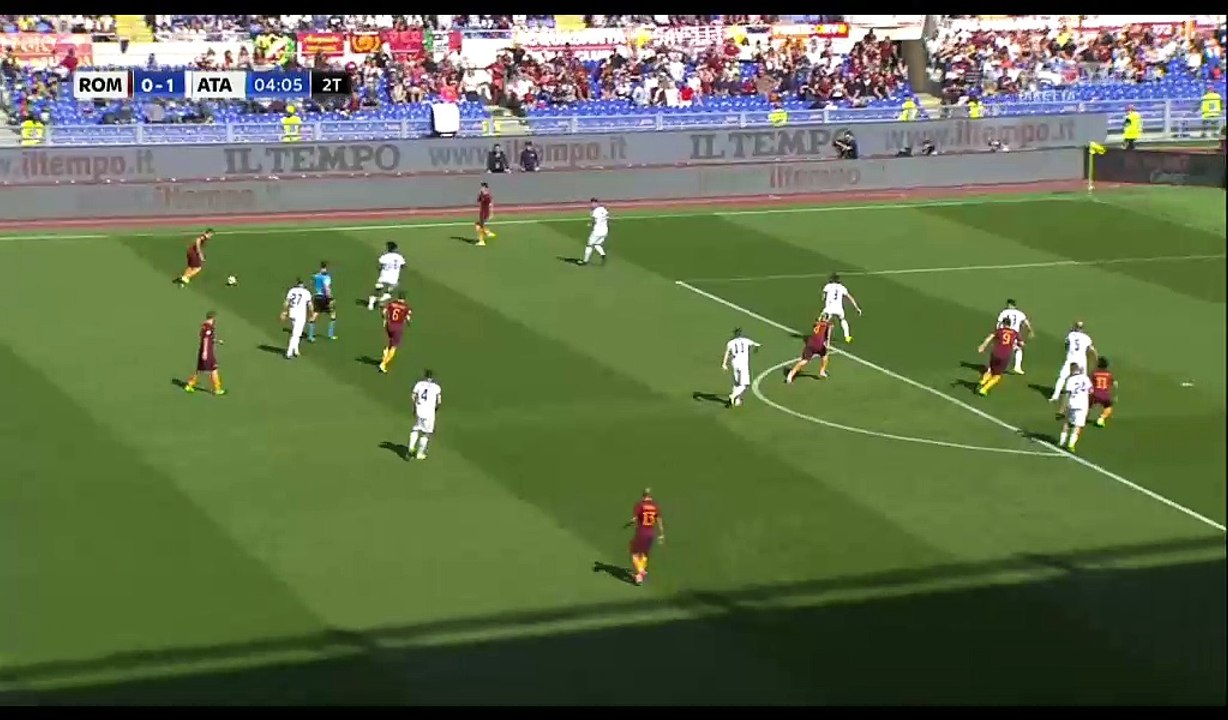 Edin Dzeko Goal HD - AS Roma 1-1 Atalanta - 15.04.2017