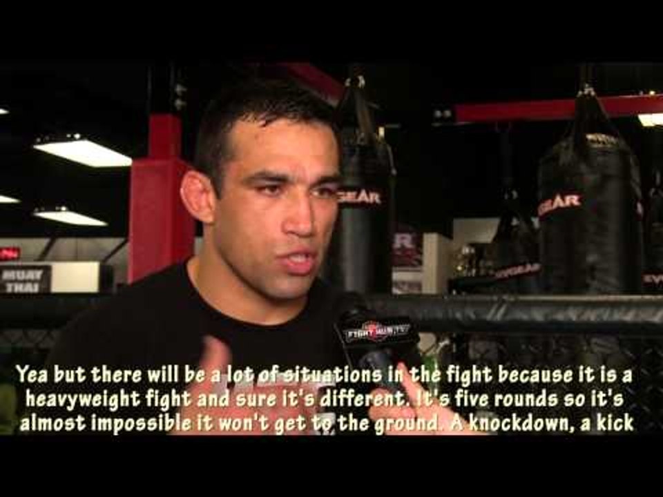 Fabricio Werdum feels he will get Travis Browne to the ground & will finish him