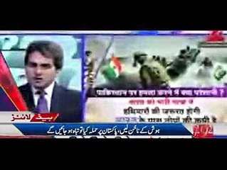 Indian Anchor Warns Indian Government For Not Messing with Pakistan