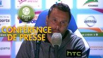 Conférence de presse FBBP 01 - Valenciennes FC (0-2) : Hervé DELLA MAGGIORE (BBP) - Faruk HADZIBEGIC (VAFC) - 2016/2017