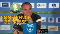 Conférence de presse stade brestois 29 - chamois niortais (2-3) : jean-marc furlan (brest) - denis renaud (cnfc) - 2016/2017