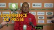Conférence de presse Stade Lavallois - Stade de Reims (5-2) : Thierry GOUDET (LAVAL) - Michel DER ZAKARIAN (REIMS) - 2016/2017