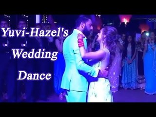 Yuvraj Singh-Hazel dance romantically at Goa wedding; Watch Video | Oneindia News