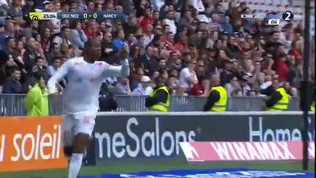 Maurice Dale Goal HD - Nice 0-1 Nancy 15.04.2017
