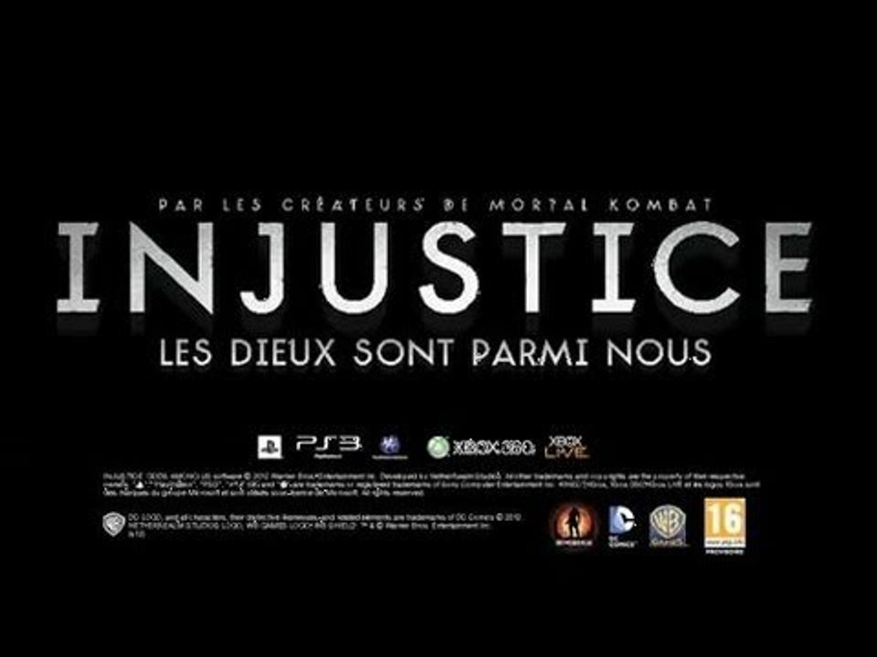 Injustice Les Dieux Sont Parmi Nous : trailer gamescom 2012