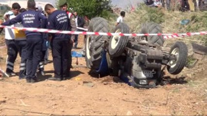 Traktörün Altında Kalan İki Çocuk Hayatını Kaybetti