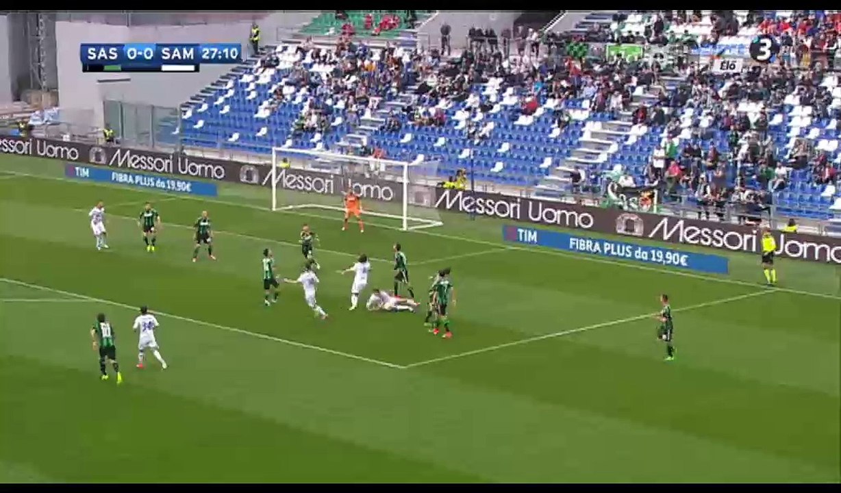 Matias Silvestre Goal HD -Sassuolo 0-1 Sampdoria - 15.04.2017