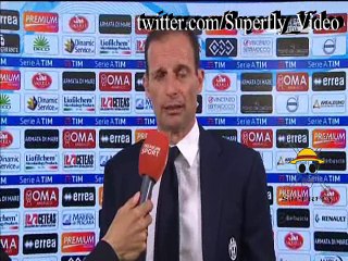 Pescara Juventus 0 - 2 Intervista #Allegri