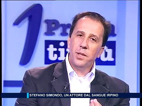 Stefano Simondo intervista televisiva all'attore