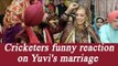 Yuvraj Singh weds Hazel Keech: This is how cricketers react | Oneindia News