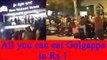 Mysore restaurant sells 'Golgappa' for Rs 1, Watch long queue | Oneindia News
