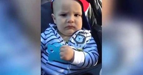 Baby does NOT approve of pirates