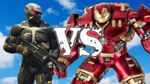 CRYSIS (NANOSUIT COSTUME) VS HULKBUSTER (BIG) - EPIC BATTLE