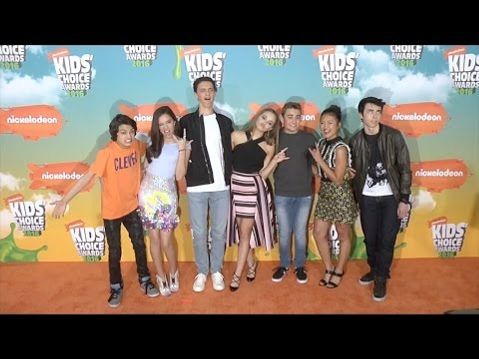 Bella and the Bulldogs CAST Kids' Choice Awards Orange Carpet Arrivals