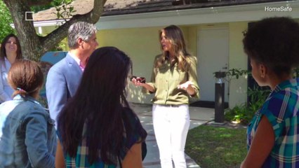 Melania Trump Visits Domestic Violence Victims