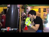 Julio Cesar Chavez Jr. vs Brian Vera 2- Chavez media workout highlights