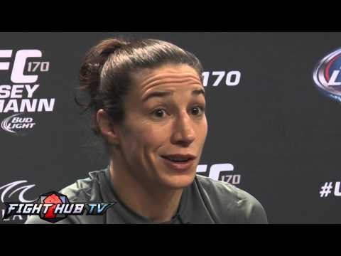 UFC 170 Ronda Rousey vs. Sara McMann- Full McMann video scrum