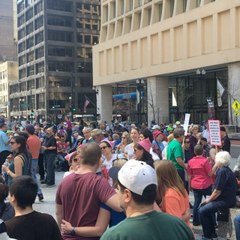 Hundreds Gather in Downtown Chicago for Tax March
