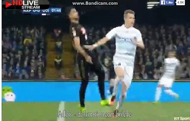 Jose Callejon strikes the ball towards goal - Napoli 0-0 Udinese - 15.04.2017