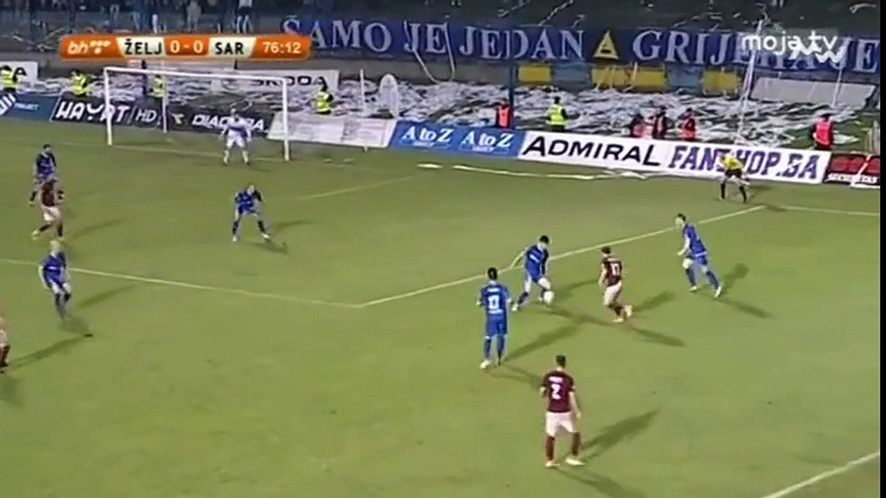 FK Željezničar - FK Sarajevo / Kerla crveni karton
