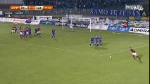 FK Željezničar - FK Sarajevo / Sarić pokušao iz slobodnjaka