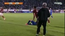 FK Željezničar - FK Sarajevo / Koškanje nakon starta Ivetića
