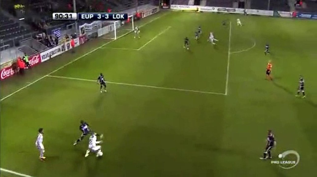 Marko Miric  GOAL - Eupen	3-3	Lokeren 15.04.2017