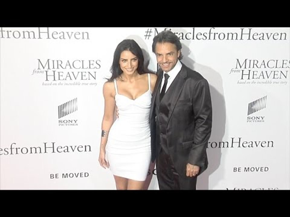 Aislinn Derbez & Eugenio Derbez "Miracles from Heaven" World Premiere Red Carpet