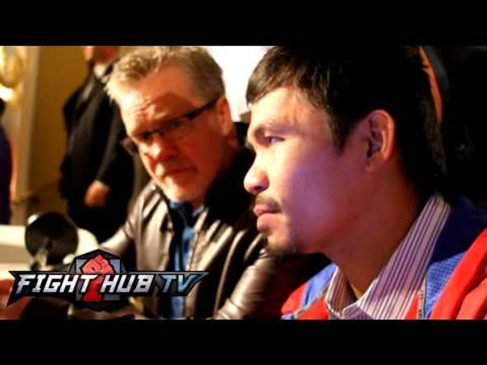 Pacquiao vs. Bradley 2 video scrum: Legacy, proving he can still fight, killer instinct