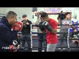 Mikey Garcia vs.  Juan Carlos Burgos- Garcia full media workout video (HD)