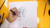 COMO DIBUJAR A DARTH VADER PARA NAVIDAD PASO A PASO- Dibujos kawaii navideños -  draw a Darth vader