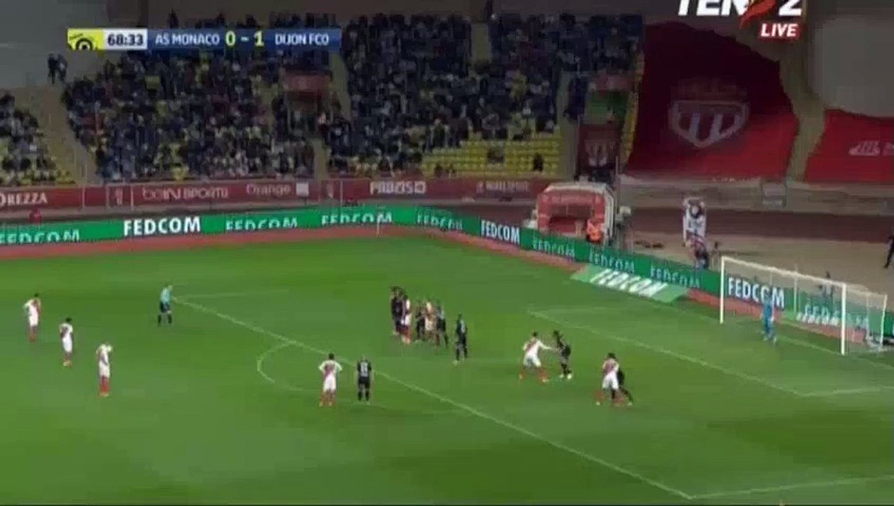 Nabil Dirar Goal HD - AS Monaco 1-1 Dijon - 15.04.2017 HD