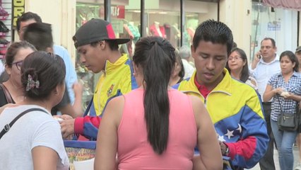 Las arepas y la tizana triunfan en Lima