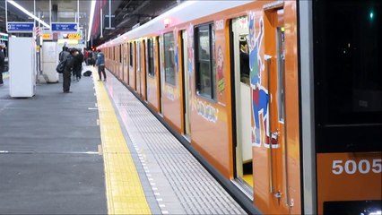 東武スカイツリーライン 東武特急スノーパル23:55 発車　新越谷にて