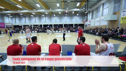 Faulx vainqueur de la coupe de province de basket 2016 - 2017